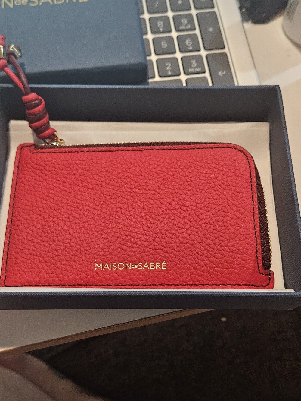 NWOT Maison De Sabre Zip Card Holder Case Limited Edition